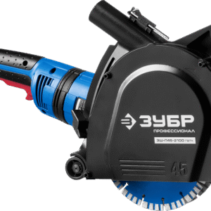 Штроборез "ЗУБР" 2100Вт. 180мм. глубина 45мм. плавный пуск (ЗШ-П45-2100 ПВТК)