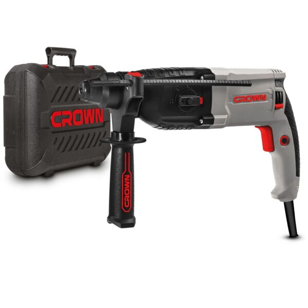 Перфоратор "CROWN"  650Вт, SDS+, 1,7Дж, 3 режима (CT18180 BMC) — изображение 2