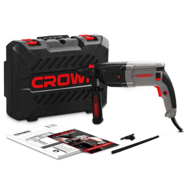 Перфоратор "CROWN"  650Вт, SDS+, 1,7Дж, 3 режима (CT18180 BMC) — изображение 4