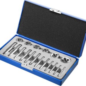 Резьбонарезной набор в боксе "ЗУБР" "Мастер" метчики , плашки, М3-М10, 18пр.