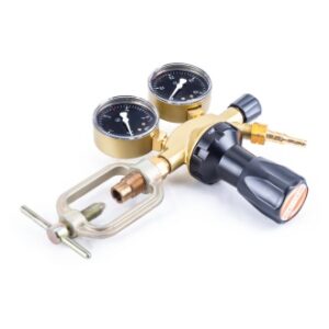 Редуктор GRE-3000 ацетиленовый 2 манометра, вентиль 4423