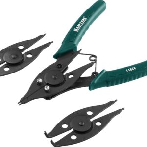 Съемник стопорных колец "KRAFTOOL" Universal 6-in-1, внешний/внутренний 22811