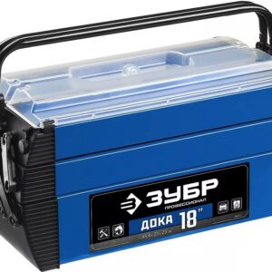 Ящик "ЗУБР" Профессионал для инструмента металлический "ДОКА-18" 38163-18_z01
