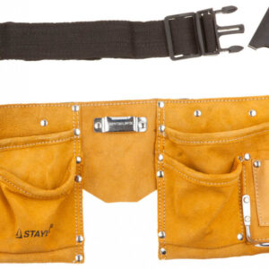 Пояс для инстр. "STAYER" "MASTER" натур.кожа, 10 карманов, 2 скобы (арт.38510) 38510