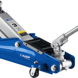 Домкрат "ЗУБР" Профи Т-70 подкатной, поворотная ручка 130-410мм. 3т. 43052-3_z01