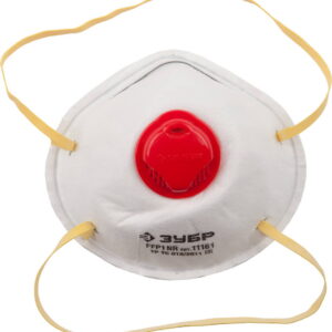 Полумаска "ЗУБР" ПФК-80, класс защиты FFP1, коническая, с клапаном выдоха 11161