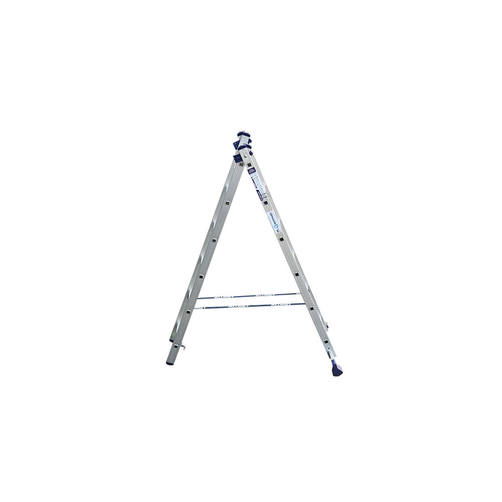 Лестница-стремянка алюминиевая 2-х секционная "АЛЮМЕТ" 2 х 6, 7, 8, 9, 10 — изображение 7