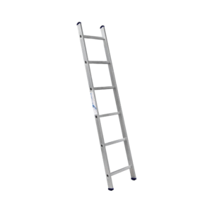 Лестница алюминиевая приставная 1х 6, 7, 9, 10  односекционная (Алюмет)