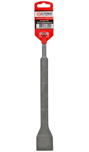 Зубило "СТРОНГ" SDS+ 17 х 280 х 40мм СТ3-029 СТ3-029-280