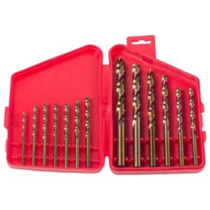 Набор сверел "ВИЗ" по металлу Cobalt №58, пластиковый пенал 5503082