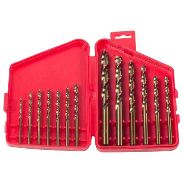 Набор сверел "ВИЗ" по металлу Cobalt №58, пластиковый пенал 5503082